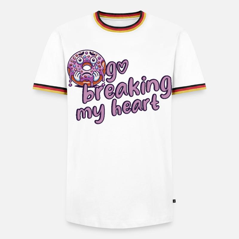 Doughnut - Men's Ringer Shirt - white/tricolour