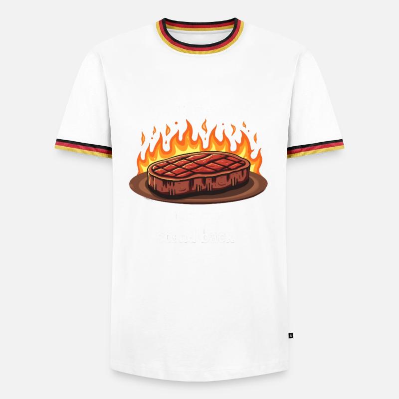 Grill Masterpiece in Progress - Men's Ringer Shirt - white/tricolour