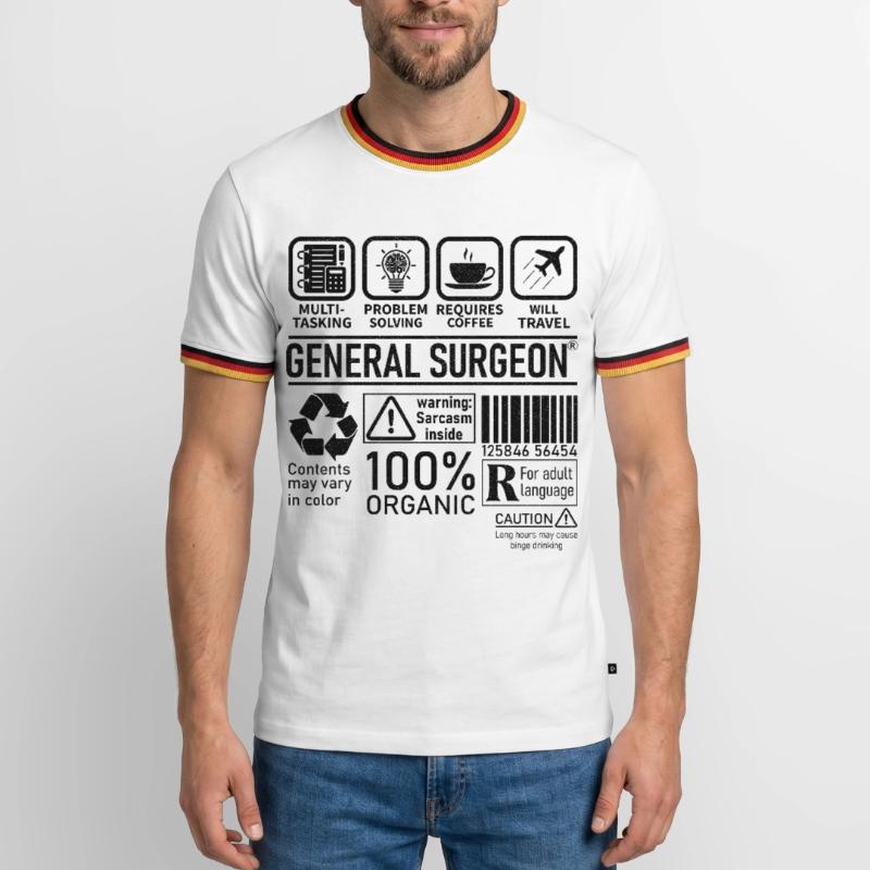General Surgeon multi tasking problem solving Men's Ringer Shirt
