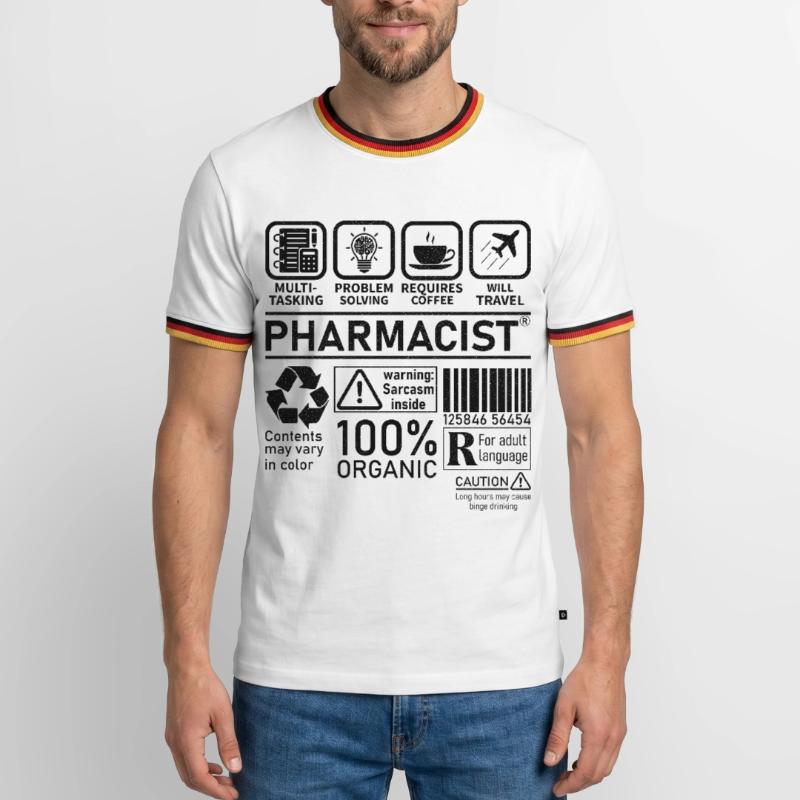 Pharmacist multi tasking problem solving Men's Ringer Shirt