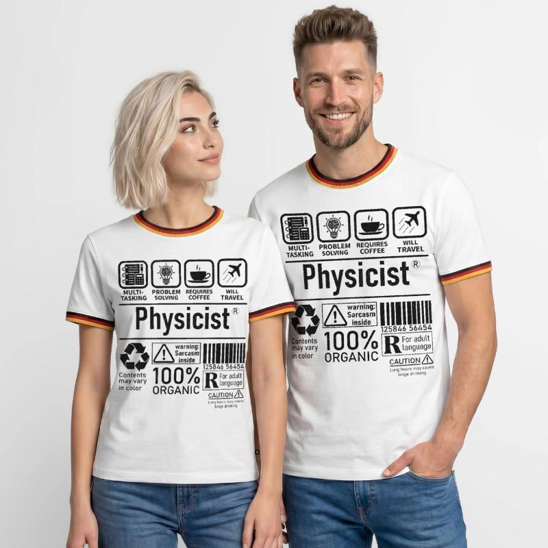 Physicist Specialist multi tasking problem solving Men's Ringer Shirt