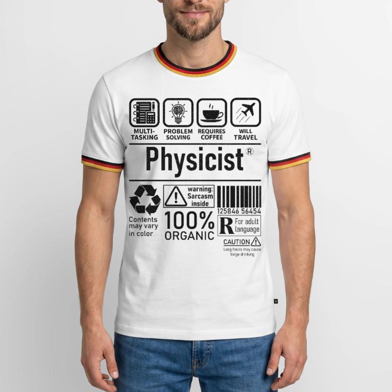 Physicist Specialist multi tasking problem solving Men's Ringer Shirt