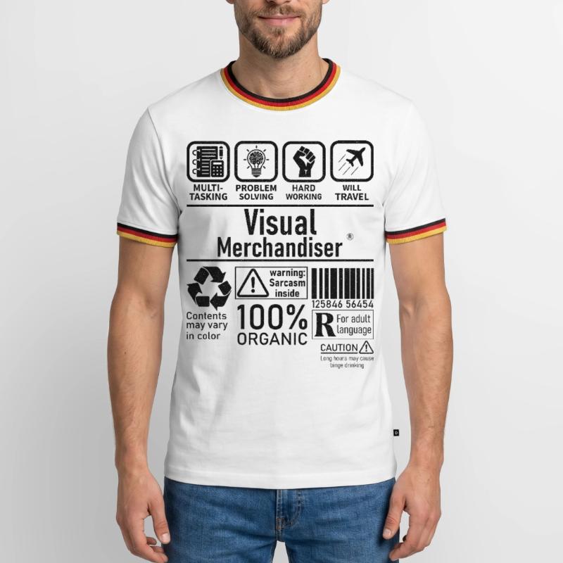 Visual Merchandiser multi tasking problem solving Men's Ringer Shirt