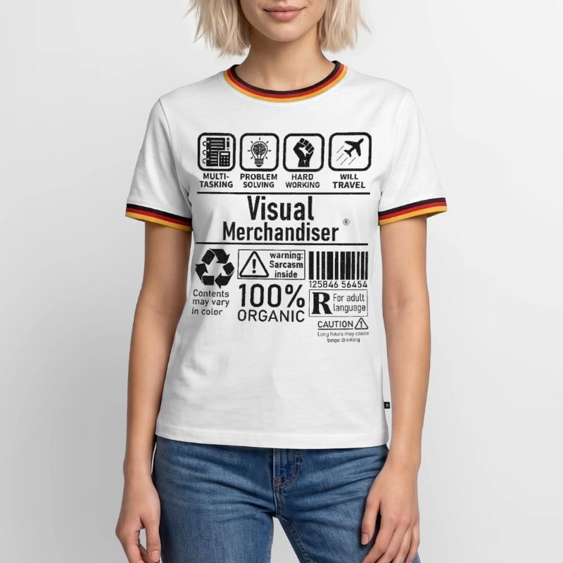 Visual Merchandiser multi tasking problem solving Men's Ringer Shirt