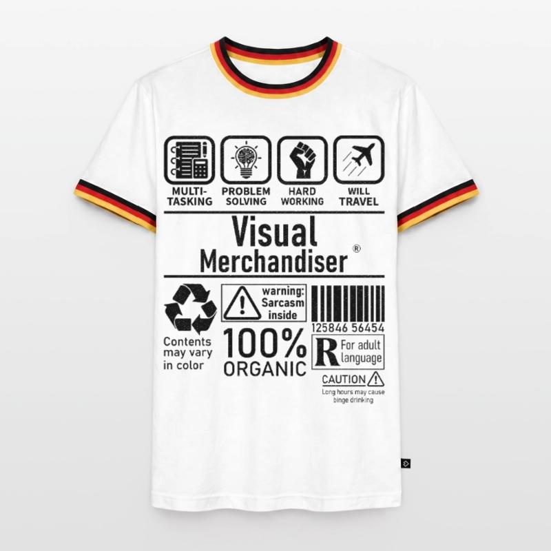 Visual Merchandiser multi tasking problem solving Men's Ringer Shirt