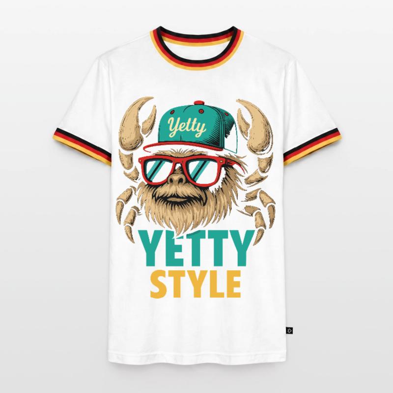 Graphisme Yeti Style Yetty T-shirt contrasté Homme