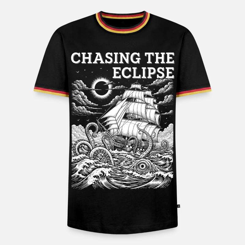 Solar Eclipse Adventure - Men's Ringer Shirt - black/tricolour