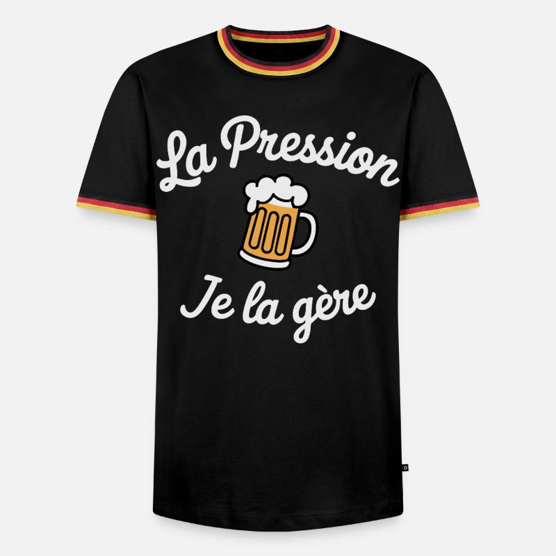 LAPRESSION1 - Men's Ringer Shirt - black/tricolour