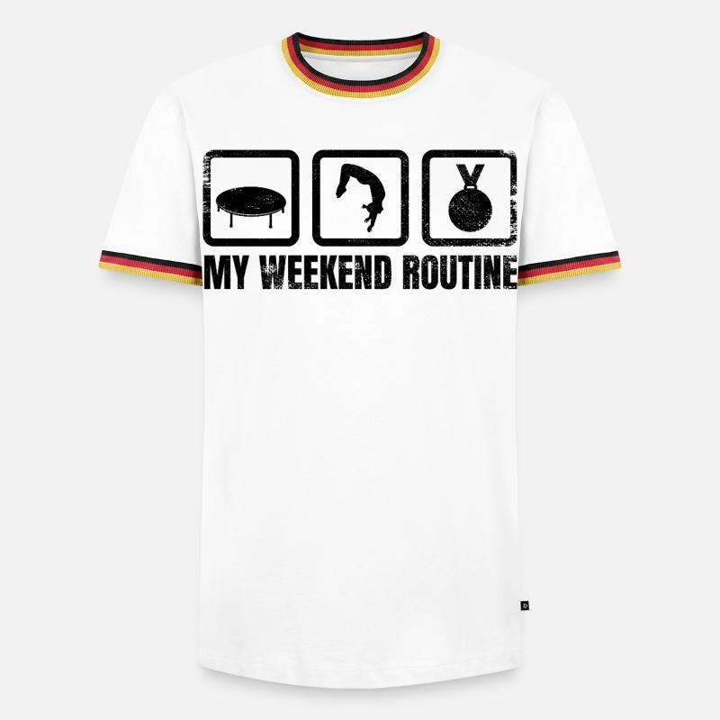 Fun Trampoline Weekend - Men's Ringer Shirt - white/tricolour