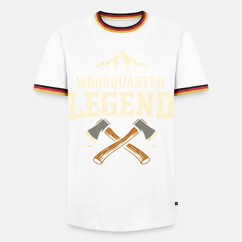 Waldviertel Legend Austria Pride - Men's Ringer Shirt - black/tricolour