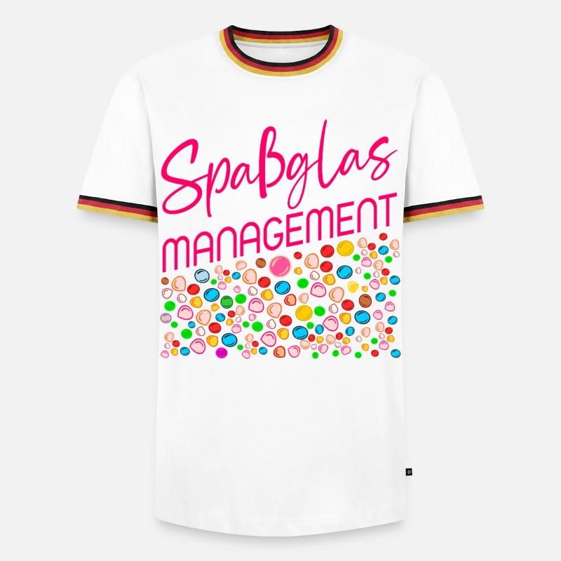 Fun Glass Candy - Men's Ringer Shirt - white/tricolour