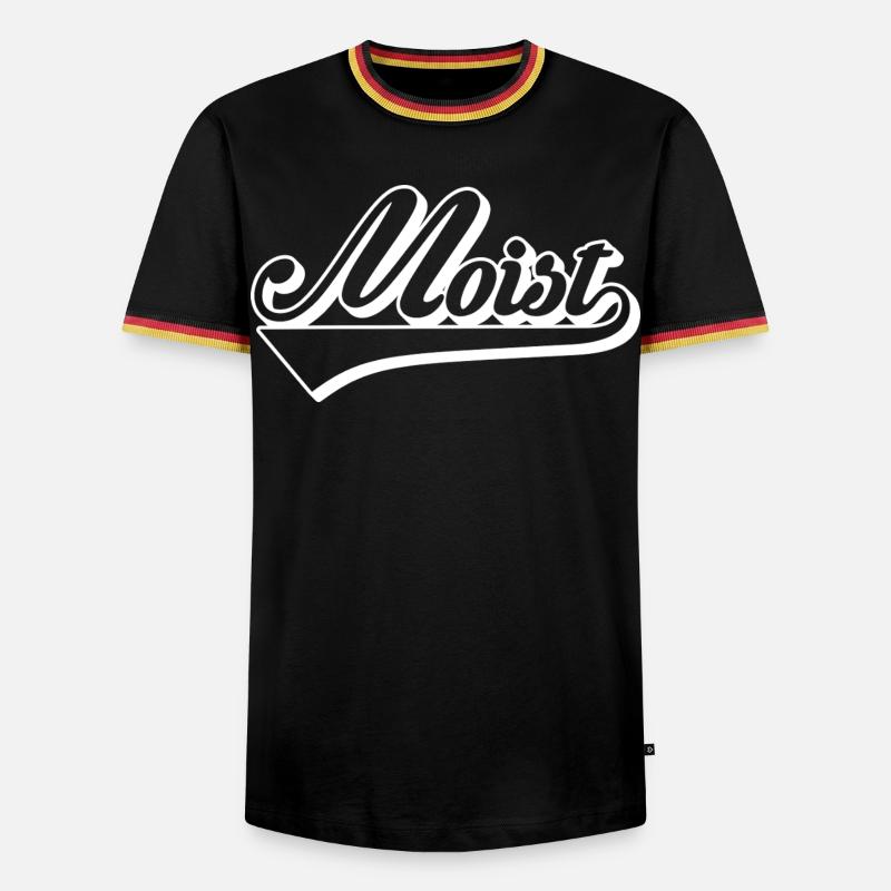 Mobiz Retro Script Logo - T-shirt contrasté Homme - noir/tricolore