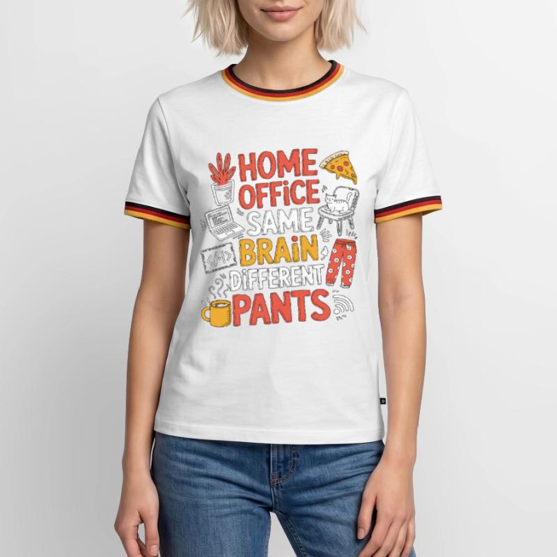 Remote Developer Home Office Same Web Developer Men's Ringer Shirt