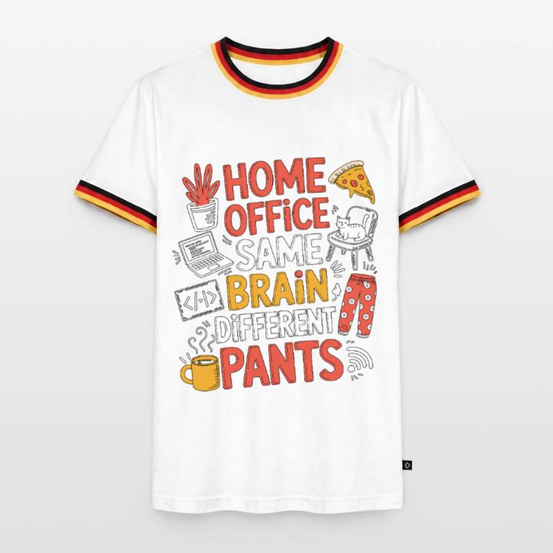 Remote Developer Home Office Same Web Developer Men's Ringer Shirt