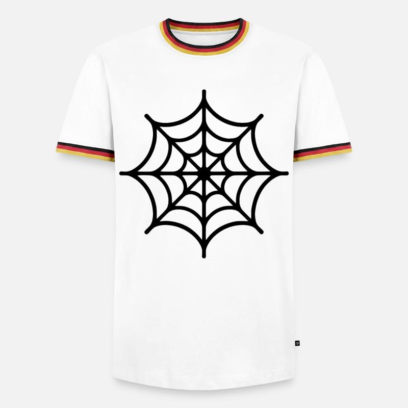Spider Web Spider - Men's Ringer Shirt - white/tricolour