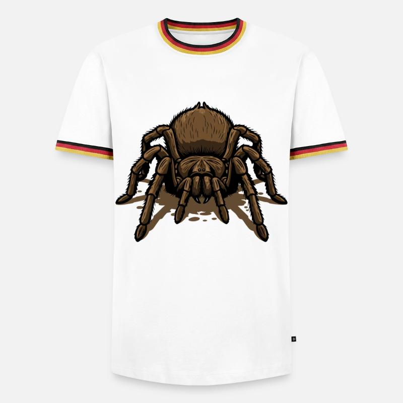 Tarantula, Tarantula-Crawl Tattoo Tarantula-Spinne - Männer Kontrast-T-Shirt - Weiß/Dreifarbig