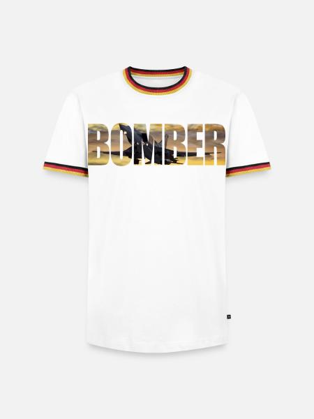 Bomber Tu-22 M3 - Men's Ringer Shirt - white/tricolour