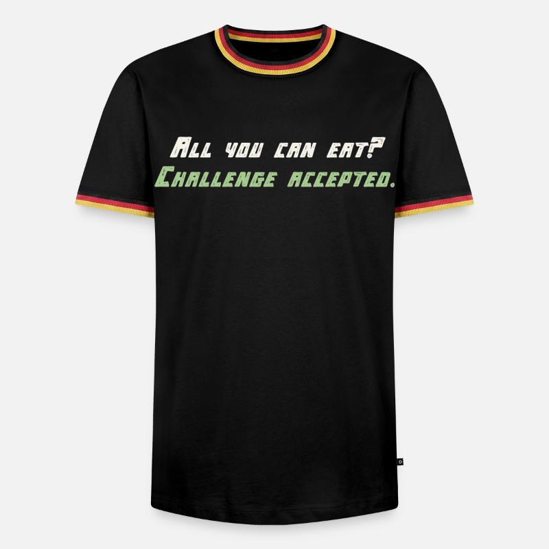 Challange Accepted - Men's Ringer Shirt - black/tricolour