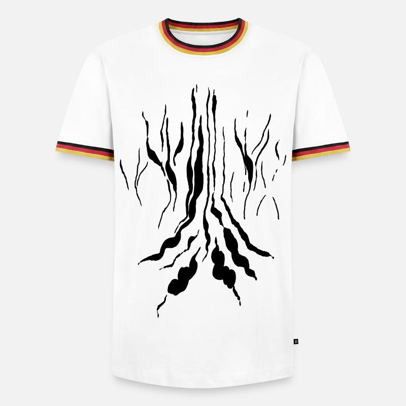 Magic forest - Men's Ringer Shirt - white/tricolour
