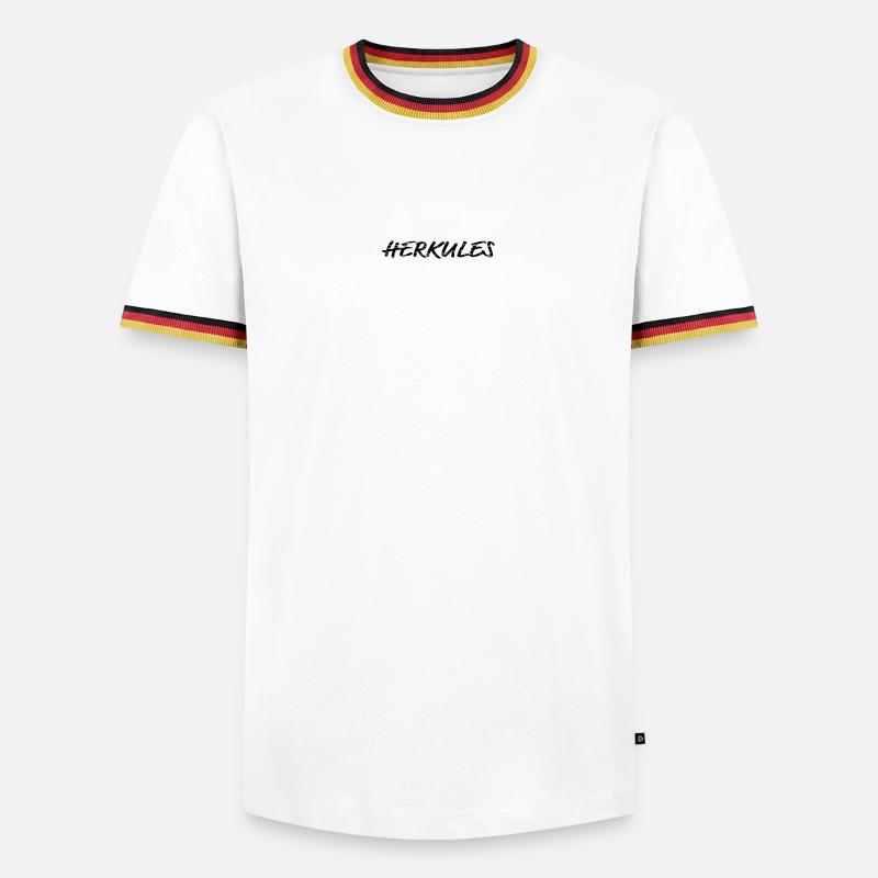 Hercules - Men's Ringer Shirt - white/tricolour