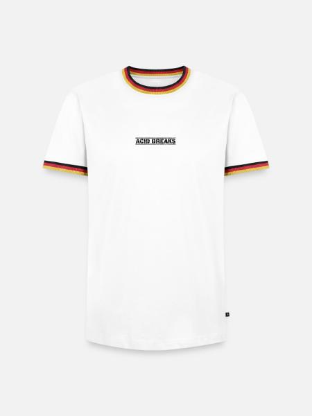 Acid Breaks - Men's Ringer Shirt - white/tricolour