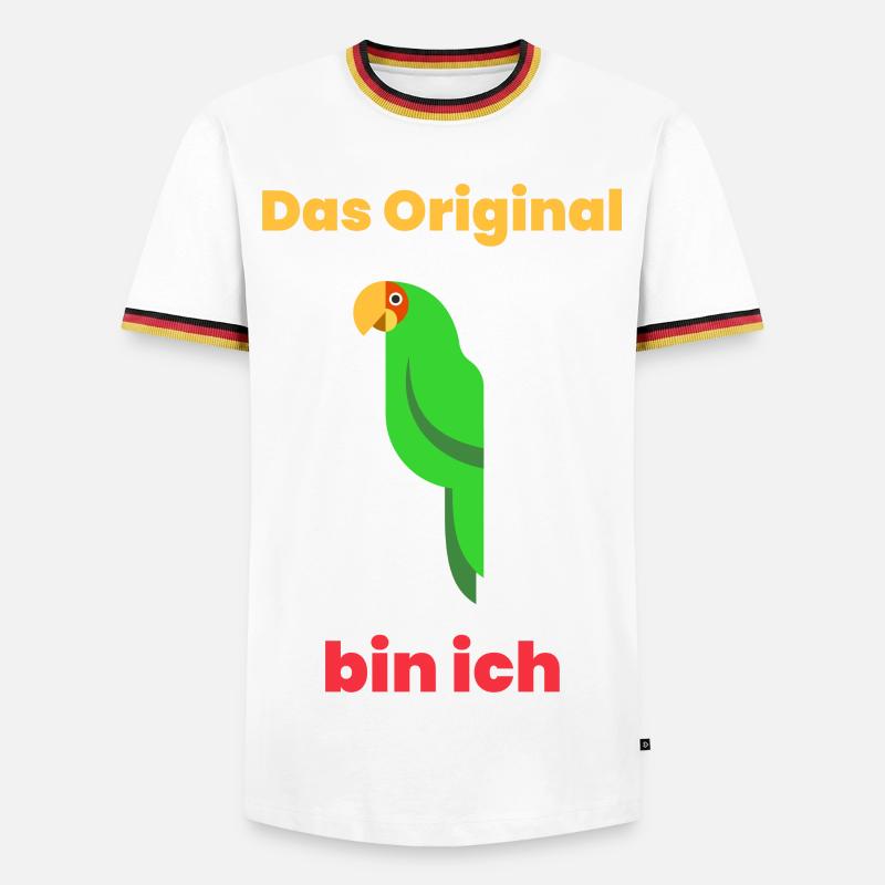 L’original, c’est moi - T-shirt contrasté Homme - blanc/tricolore