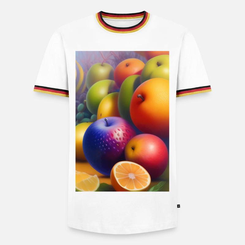 Fruit - Men's Ringer Shirt - white/tricolour