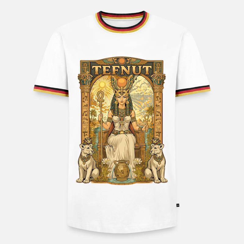 TEFNUT Throne - Men's Ringer Shirt - white/tricolour