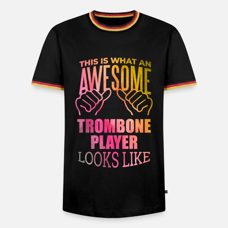 Trombone - Men's Ringer Shirt - black/tricolour