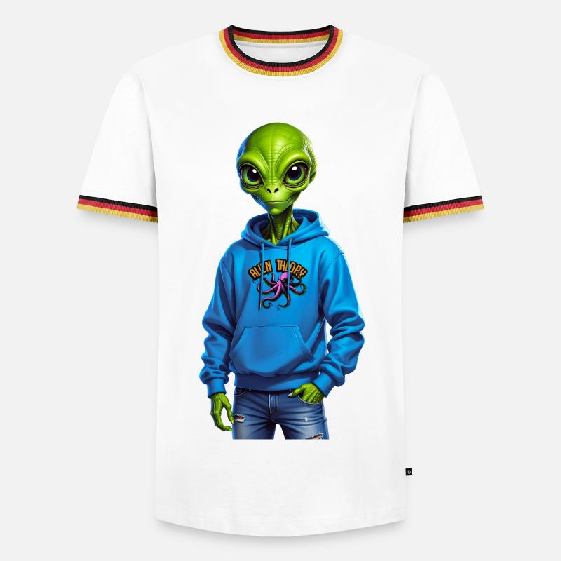 Alien - Men's Ringer Shirt - white/tricolour