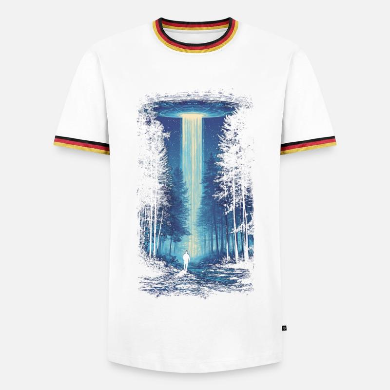 UAP Encounter - Men's Ringer Shirt - white/tricolour