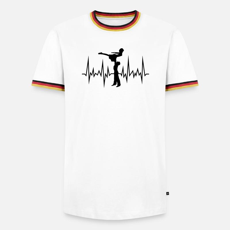 wave-dancing - Men's Ringer Shirt - white/tricolour