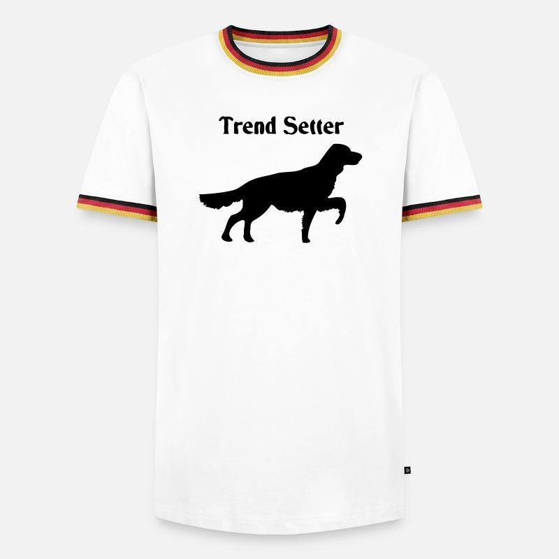 Trend Setter - Men's Ringer Shirt - white/tricolour