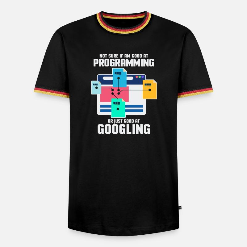 Programmierer Programmieren IT Computer Geschenk - Männer Kontrast-T-Shirt - Schwarz/Dreifarbig