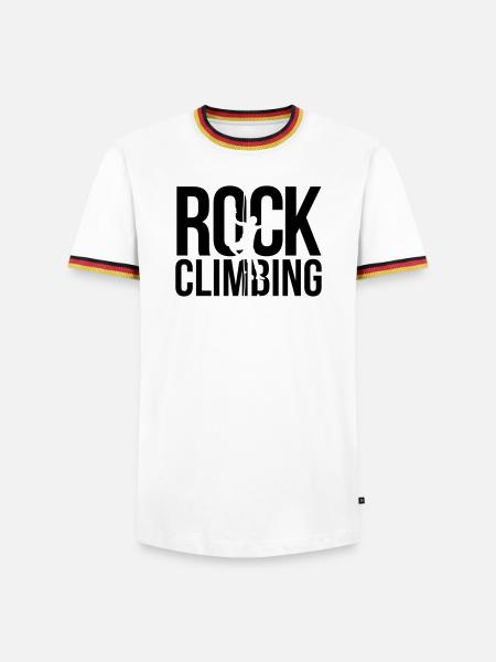 rock climbing - Men's Ringer Shirt - white/tricolour