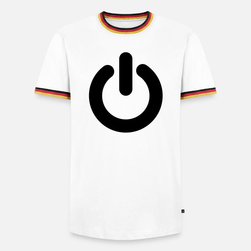 gaming - Men's Ringer Shirt - white/tricolour