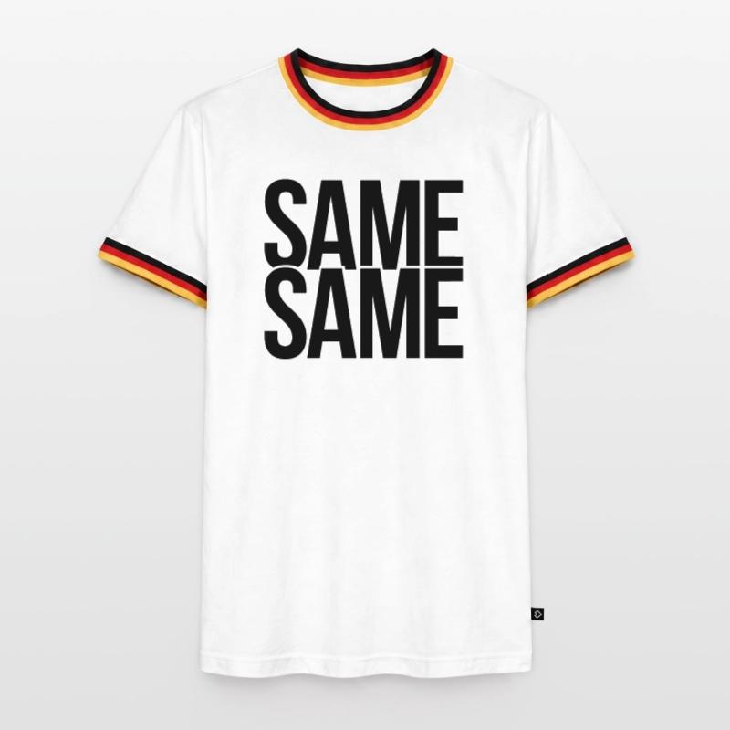 same same Männer Kontrast-T-Shirt