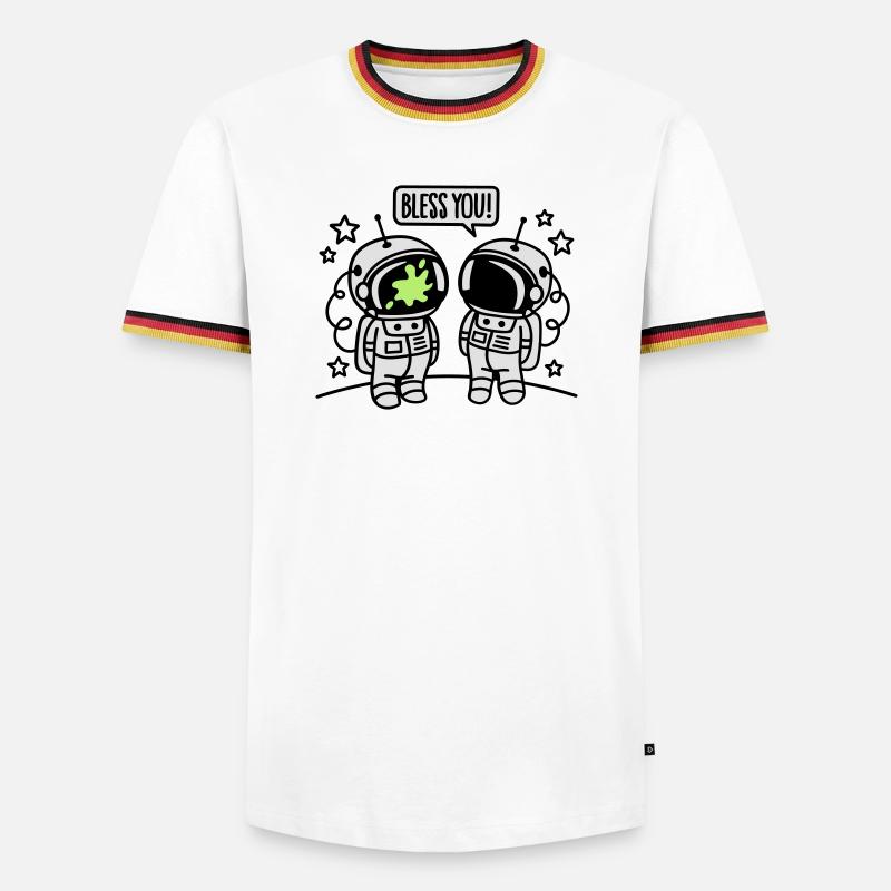 Bless you! - Men's Ringer Shirt - white/tricolour