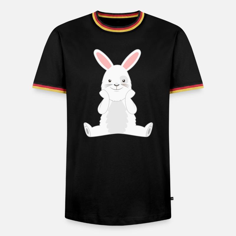 Rabbit Rabbit - Men's Ringer Shirt - black/tricolour