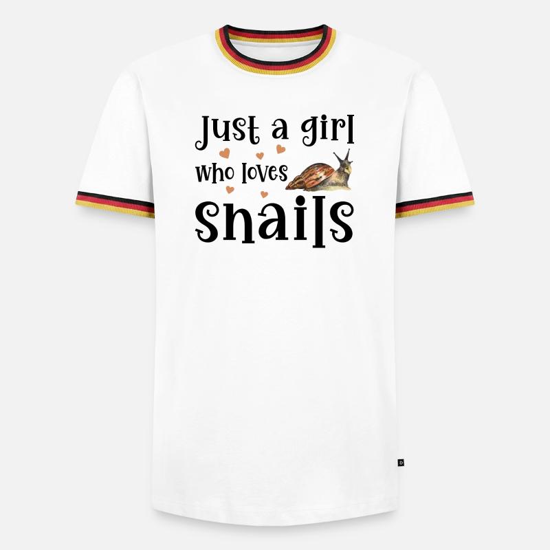 Snail snails - Men's Ringer Shirt - white/tricolour