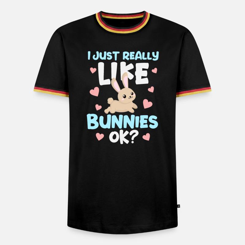 Rabbit Rabbit - Men's Ringer Shirt - black/tricolour