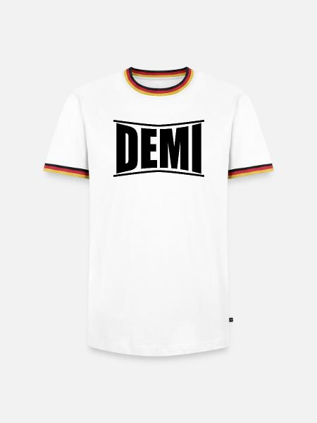 t-shirt Demi t-shirt gift idea - Men's Ringer Shirt - white/tricolour
