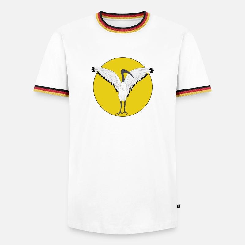 Bin Chicken Bird - Men's Ringer Shirt - white/tricolour