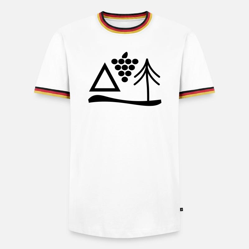 Timeout - Men's Ringer Shirt - white/tricolour