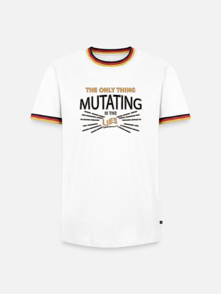 Spruch - Männer Kontrast-T-Shirt - Weiß/Dreifarbig