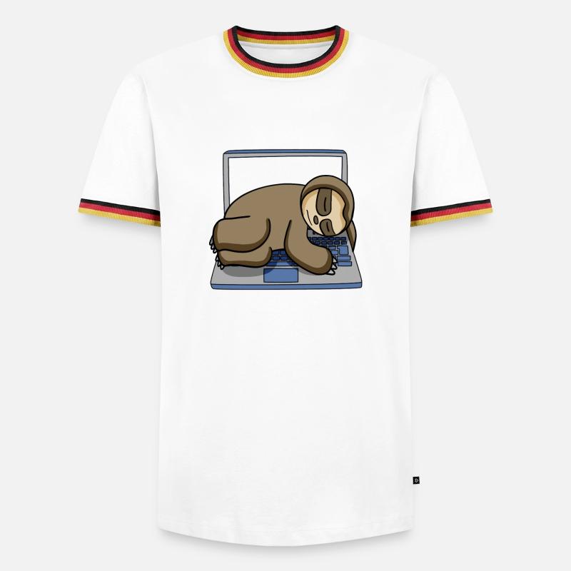 Computer Nerd Programmer Gift - Men's Ringer Shirt - white/tricolour