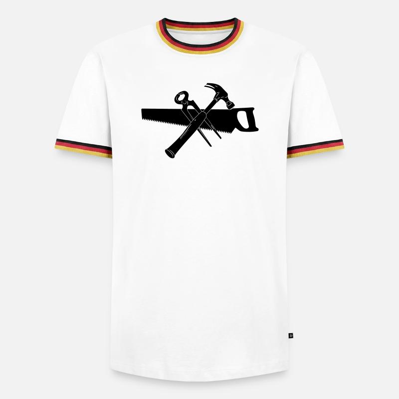 Carpenter 07 - Men's Ringer Shirt - white/tricolour