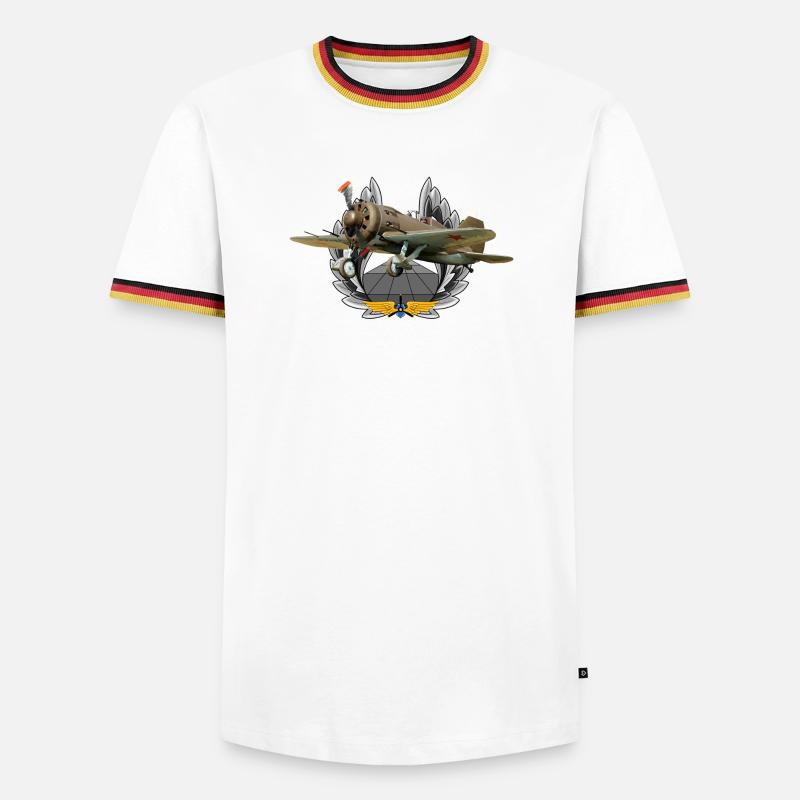 I-16 - Men's Ringer Shirt - white/tricolour