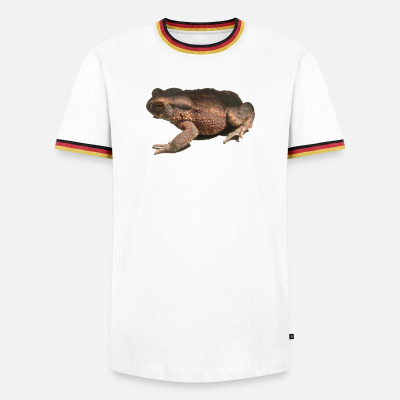 toad - Men's Ringer Shirt - white/tricolour