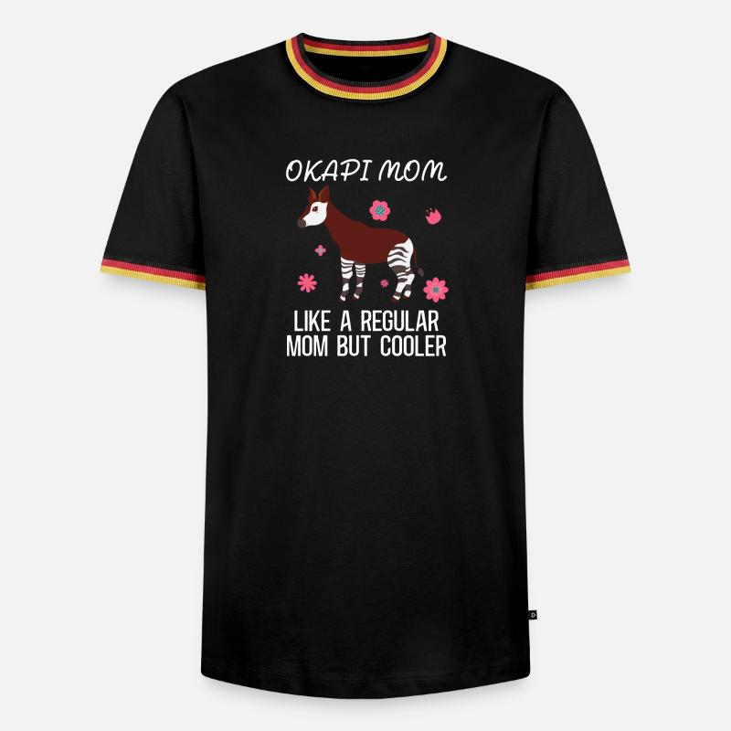 Okapi wilderness adventure - Men's Ringer Shirt - black/tricolour